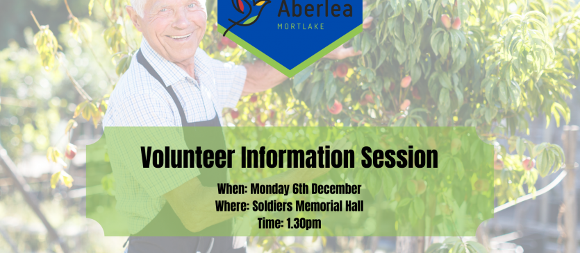 Aberlea Volunteers Information Session