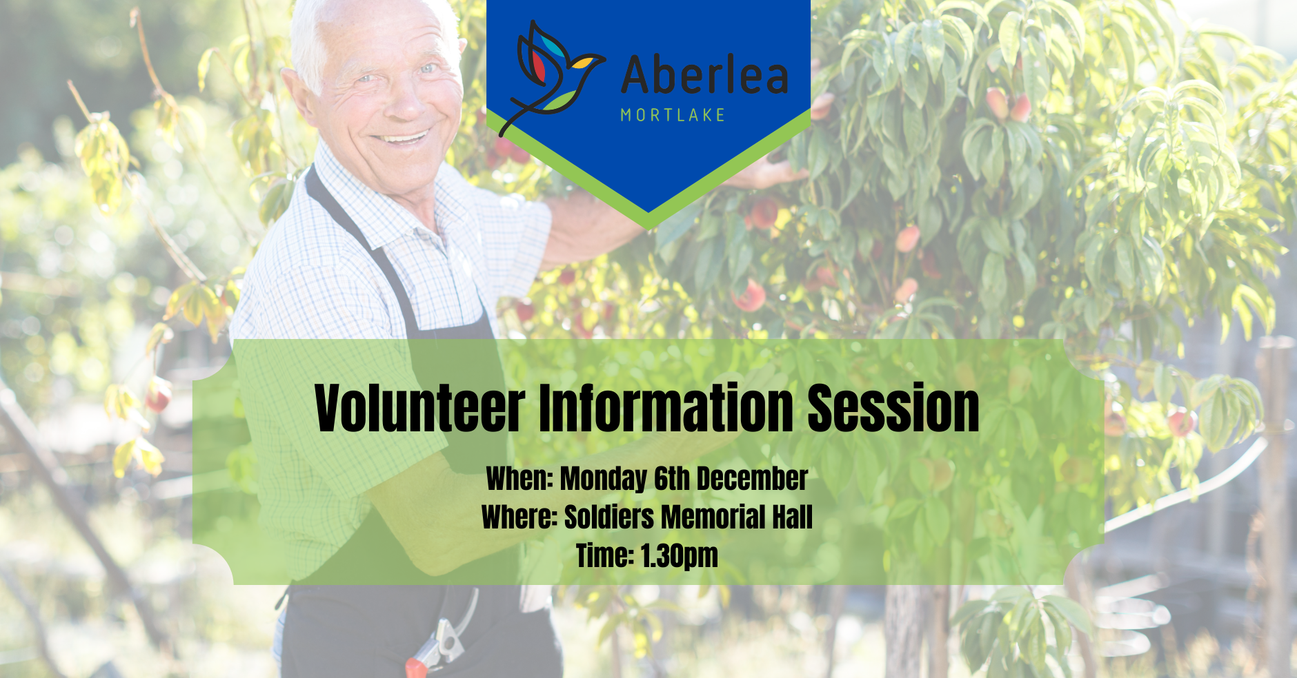 Aberlea Volunteers Information Session